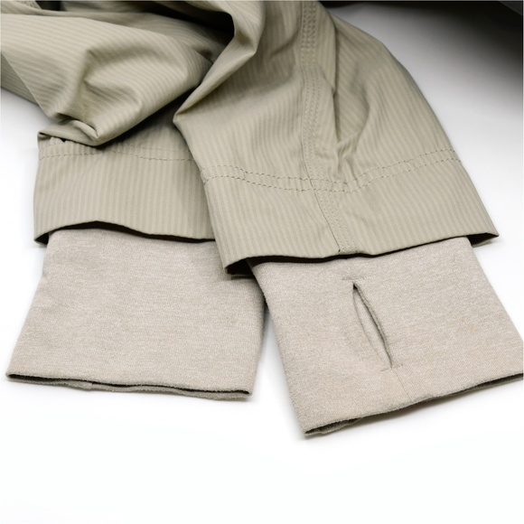 LULULEMON Après Practice Anorak Hooded Jacket in Classic Tan Size 12 - Picture 7 of 15